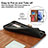 Leather Case Stands Flip Cover Holder T04D for Samsung Galaxy S21 FE 5G