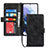 Leather Case Stands Flip Cover Holder T04D for Samsung Galaxy S21 FE 5G