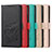 Leather Case Stands Flip Cover Holder T05D for Samsung Galaxy S22 5G