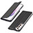 Leather Case Stands Flip Cover Holder T07D for Samsung Galaxy S23 Plus 5G