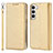 Leather Case Stands Flip Cover Holder T08D for Samsung Galaxy S21 5G