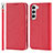 Leather Case Stands Flip Cover Holder T08D for Samsung Galaxy S22 Plus 5G