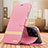 Leather Case Stands Flip Cover Holder TB1 for Xiaomi Mi 13T Pro 5G Hot Pink