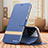 Leather Case Stands Flip Cover Holder TB1 for Xiaomi Mi 14 5G Blue