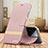 Leather Case Stands Flip Cover Holder TB1 for Xiaomi Mi 14 5G Rose Gold