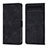 Leather Case Stands Flip Cover Holder Y01B for Google Pixel 7a 5G Black