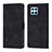 Leather Case Stands Flip Cover Holder Y01B for Huawei Honor X6S Black