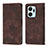 Leather Case Stands Flip Cover Holder Y01B for Huawei Honor X7a