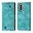 Leather Case Stands Flip Cover Holder Y01B for Huawei Nova 10 Green