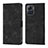 Leather Case Stands Flip Cover Holder Y01B for Motorola Moto Edge 30 Ultra 5G Black