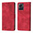 Leather Case Stands Flip Cover Holder Y01B for Motorola Moto Edge 30 Ultra 5G Red