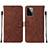 Leather Case Stands Flip Cover Holder Y01B for Motorola Moto G Power 5G (2023)