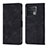 Leather Case Stands Flip Cover Holder Y01B for OnePlus 10 Pro 5G Black