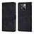 Leather Case Stands Flip Cover Holder Y01B for OnePlus Ace Pro 5G Black