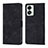 Leather Case Stands Flip Cover Holder Y01B for OnePlus Nord 2T 5G Black