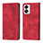 Leather Case Stands Flip Cover Holder Y01B for OnePlus Nord 2T 5G Red