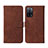 Leather Case Stands Flip Cover Holder Y01B for Oppo A53s 5G