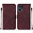 Leather Case Stands Flip Cover Holder Y01B for Oppo Find X5 Pro 5G