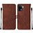 Leather Case Stands Flip Cover Holder Y01B for Oppo Reno5 F