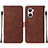 Leather Case Stands Flip Cover Holder Y01B for Realme 10 4G