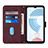 Leather Case Stands Flip Cover Holder Y01B for Realme C21Y