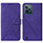 Leather Case Stands Flip Cover Holder Y01B for Realme C31 Purple