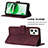 Leather Case Stands Flip Cover Holder Y01B for Realme C35