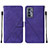 Leather Case Stands Flip Cover Holder Y01B for Realme GT Master 5G Purple