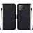 Leather Case Stands Flip Cover Holder Y01B for Realme Narzo 50A