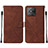 Leather Case Stands Flip Cover Holder Y01B for Realme Narzo 50A