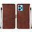 Leather Case Stands Flip Cover Holder Y01B for Realme Q5 5G