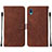 Leather Case Stands Flip Cover Holder Y01B for Samsung Galaxy A02