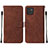 Leather Case Stands Flip Cover Holder Y01B for Samsung Galaxy A03