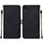 Leather Case Stands Flip Cover Holder Y01B for Samsung Galaxy A03 Core