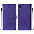 Leather Case Stands Flip Cover Holder Y01B for Samsung Galaxy A03 Core Purple