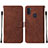 Leather Case Stands Flip Cover Holder Y01B for Samsung Galaxy A11