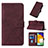 Leather Case Stands Flip Cover Holder Y01B for Samsung Galaxy A13 5G