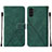 Leather Case Stands Flip Cover Holder Y01B for Samsung Galaxy A13 5G Green