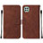 Leather Case Stands Flip Cover Holder Y01B for Samsung Galaxy A22 5G