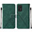 Leather Case Stands Flip Cover Holder Y01B for Samsung Galaxy A33 5G Green