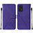 Leather Case Stands Flip Cover Holder Y01B for Samsung Galaxy A33 5G Purple