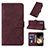 Leather Case Stands Flip Cover Holder Y01B for Samsung Galaxy A35 5G