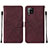 Leather Case Stands Flip Cover Holder Y01B for Samsung Galaxy A42 5G