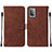 Leather Case Stands Flip Cover Holder Y01B for Samsung Galaxy A52 4G