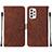 Leather Case Stands Flip Cover Holder Y01B for Samsung Galaxy A72 4G