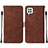 Leather Case Stands Flip Cover Holder Y01B for Samsung Galaxy F22 4G