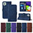 Leather Case Stands Flip Cover Holder Y01B for Samsung Galaxy M32 4G