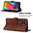 Leather Case Stands Flip Cover Holder Y01B for Samsung Galaxy M33 5G