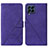 Leather Case Stands Flip Cover Holder Y01B for Samsung Galaxy M33 5G Purple