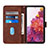 Leather Case Stands Flip Cover Holder Y01B for Samsung Galaxy S20 FE 4G